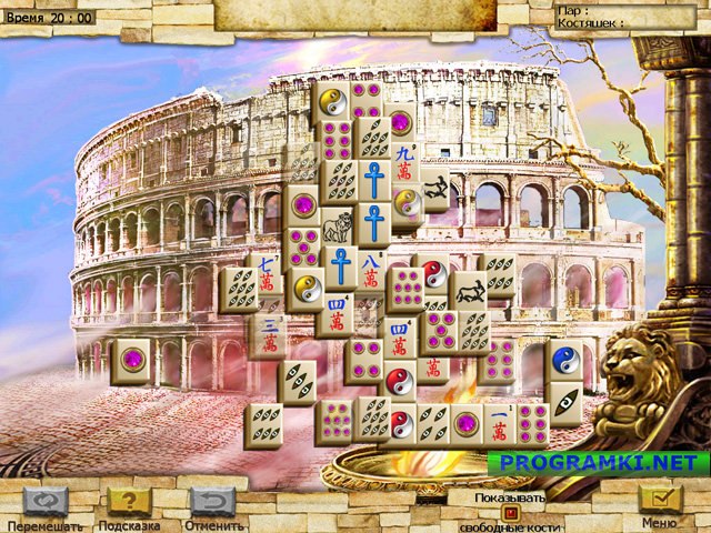Скриншот игры Величайшие сооружения: Маджонг - Бесплатное домино 