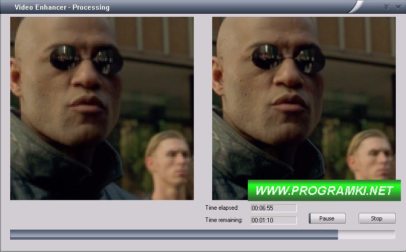 Скриншот программы Video Enhancer 2.2.0