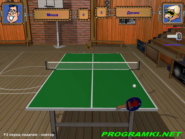 Скриншот игры Пинг-понг 