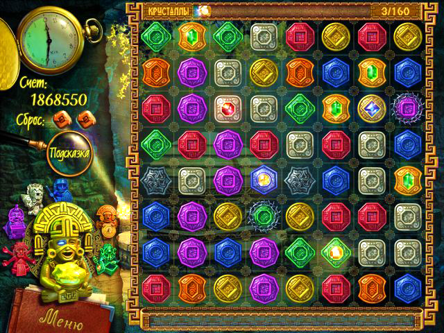 Скриншот игры Сокровища Монтесумы 