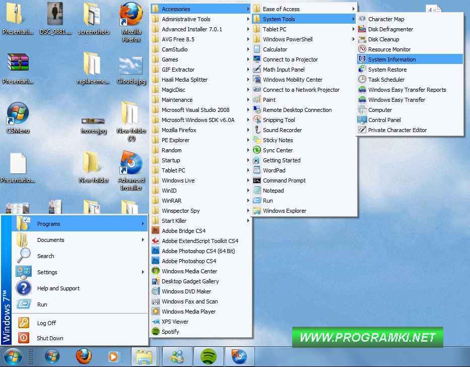 Windows 7 programs. Меню компьютера. Меню виндовс. Windows 7 пуск. Главное меню Windows.