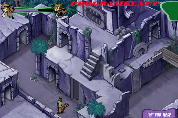 Скриншот флеш игры Scooby Doo Terror in Tikal - episode 3 