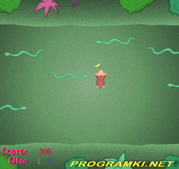 Скриншот флеш игры Banana Monkey! 