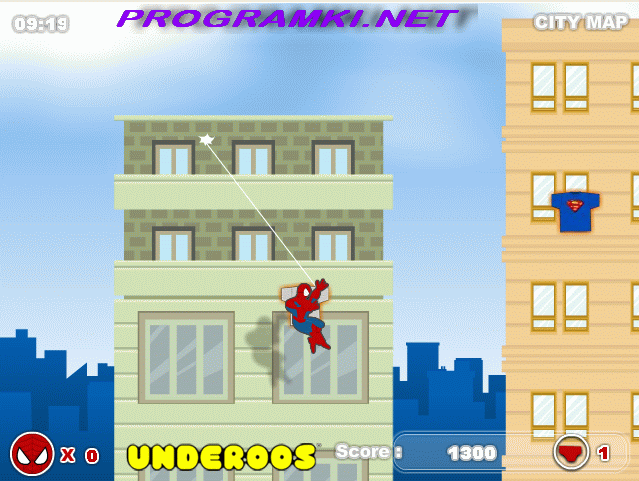 Скриншот флеш игры The Amazing Spiderman 