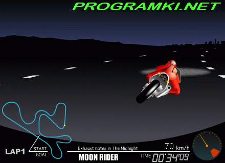 Скриншот флеш игры Moonrider 