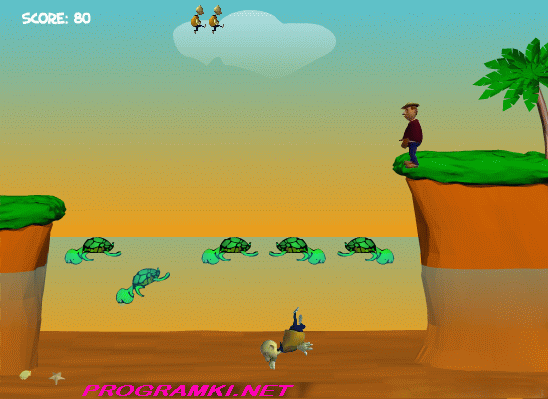 Скриншот флеш игры TheTurtleBridge 