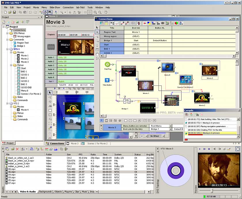 Скриншот программы DVD-Lab Pro 2.51