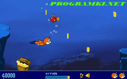 Скриншот флеш игры Teddy Goes Swimming 