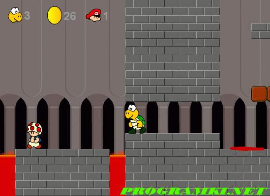 Скриншот флеш игры A Koopas Revenge 