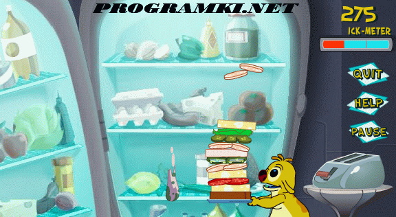 Скриншот флеш игры 625 Sandwich stacker 