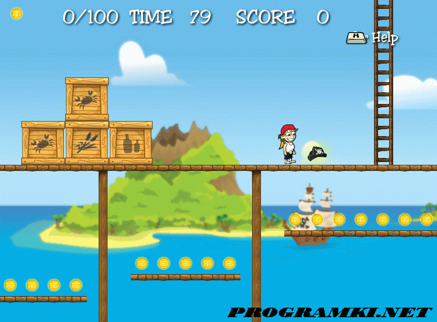 Скриншот флеш игры Pirate Cove 