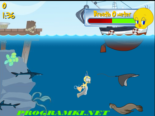 Скриншот флеш игры Ocean Cleaning 