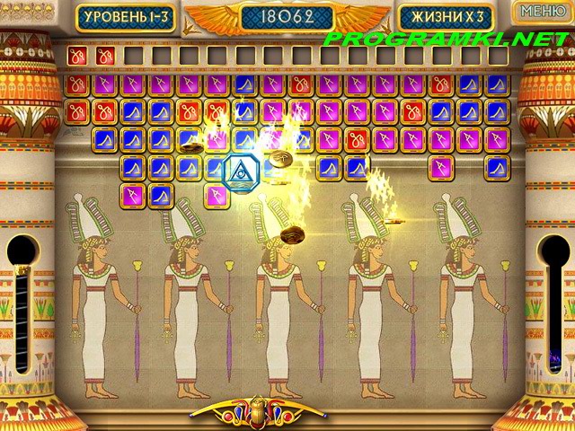Скриншот игры Тайна Фараона 