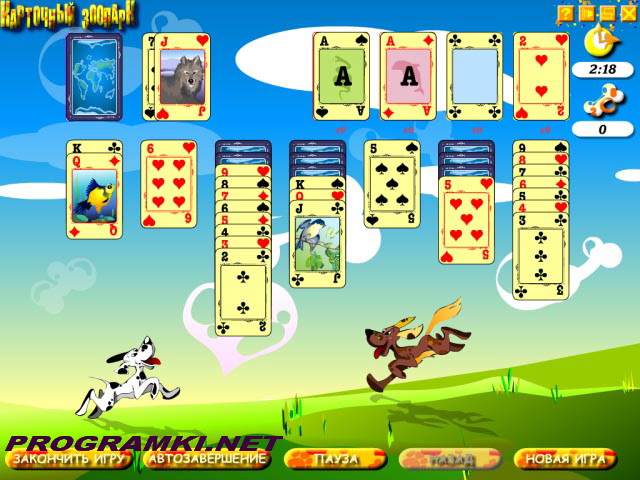 Скриншот игры Карточный зоопарк 