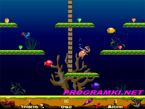 Скриншот игры Подводная Свинка 